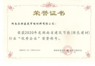 2020年优秀企业